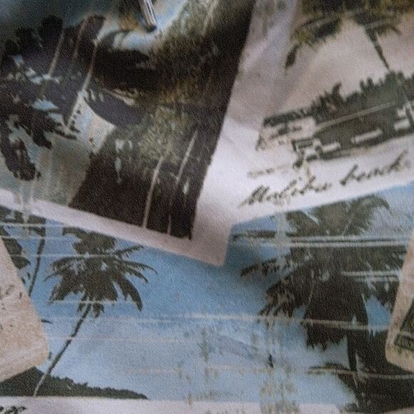 Caribbean Joe Island Supply Co Swim Trunks Island Print Large - Picture 5 of 5
